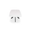 Table basse ovale 130 cm ALBATRE plateau en pierre frittée