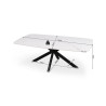 Table basse ovale 130 cm ALBATRE plateau en pierre frittée