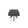 Table basse ovale 130 cm ALBATRE plateau en pierre frittée