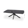 Table basse ovale 130 cm ALBATRE plateau en pierre frittée
