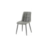 Chaise FUSAIN en simili cuir