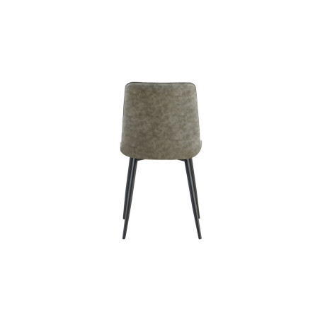Chaise FUSAIN en simili cuir