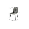 Chaise FUSAIN en simili cuir