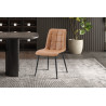 Chaise FUSAIN en simili cuir