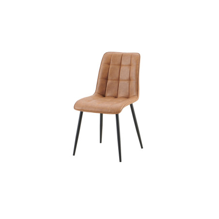 Chaise FUSAIN en simili cuir