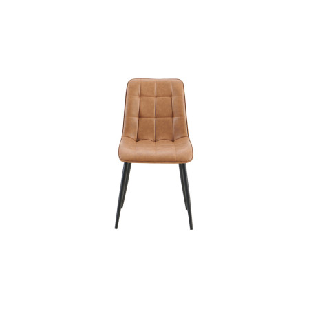 Chaise FUSAIN en simili cuir