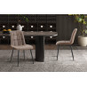 Chaise FUSAIN en simili cuir