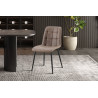 Chaise FUSAIN en simili cuir
