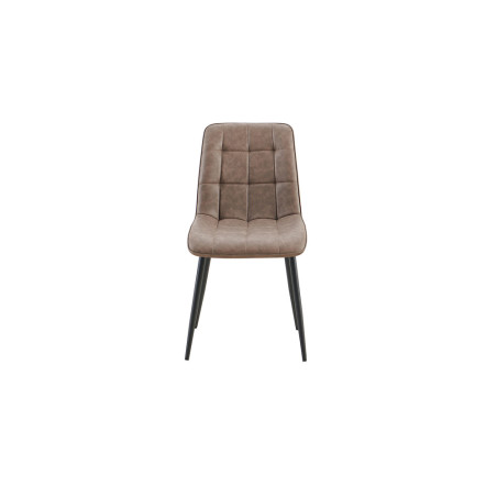 Chaise FUSAIN en simili cuir