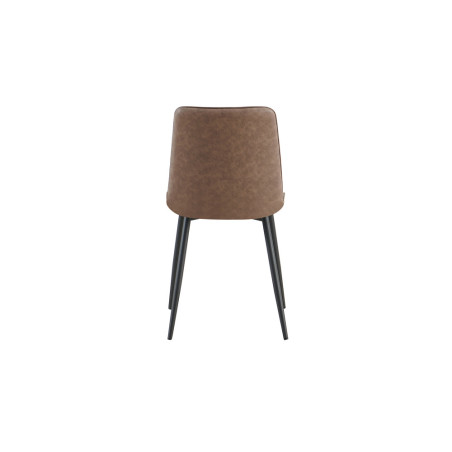 Chaise FUSAIN en simili cuir