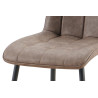Chaise FUSAIN en simili cuir