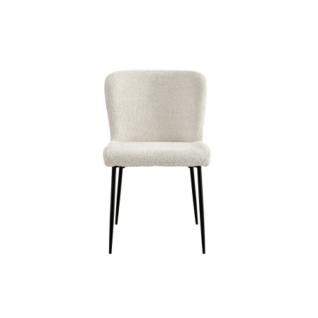 Chaise LISERON en tissu bouclette