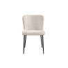 Chaise LISERON en tissu bouclette