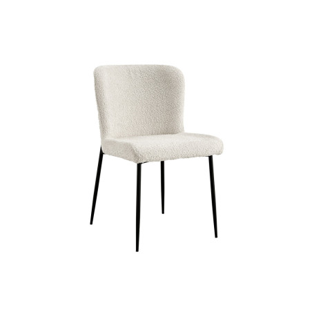 Chaise LISERON en tissu bouclette