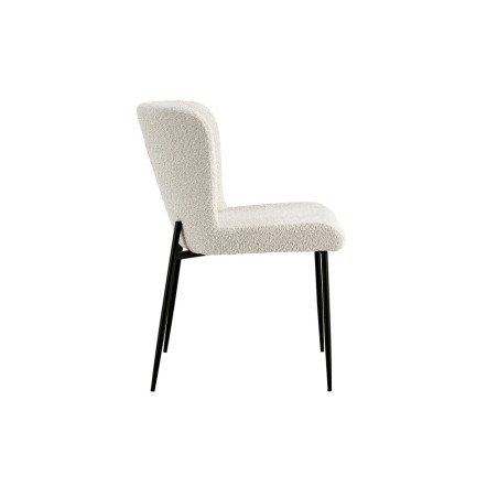 Chaise LISERON en tissu bouclette