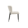 Chaise LISERON en tissu bouclette