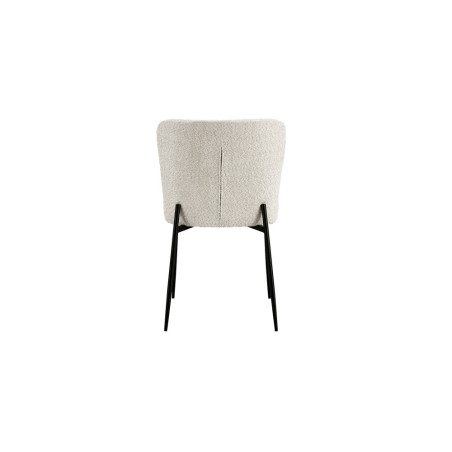 Chaise LISERON en tissu bouclette