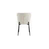 Chaise LISERON en tissu bouclette