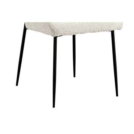 Chaise LISERON en tissu bouclette