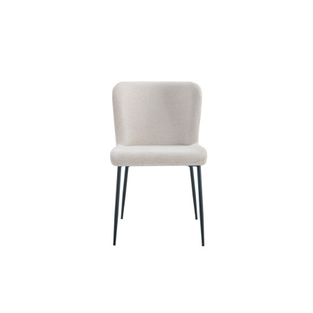 Chaise LISERON en tissu bouclette