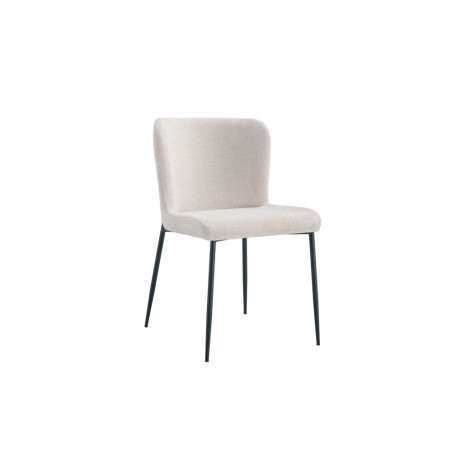 Chaise LISERON en tissu bouclette