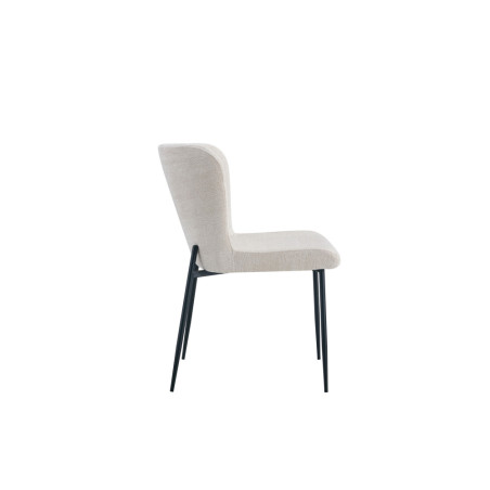 Chaise LISERON en tissu bouclette