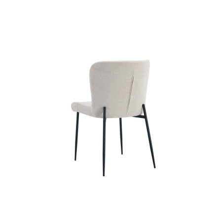 Chaise LISERON en tissu bouclette