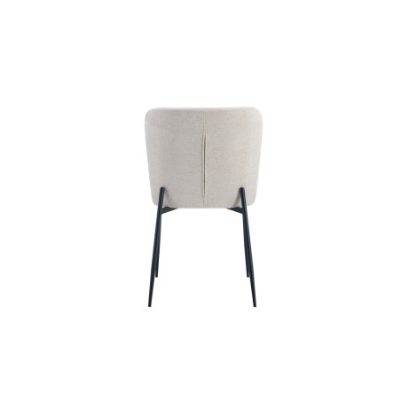 Chaise LISERON en tissu bouclette