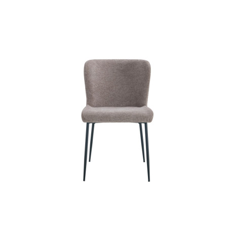 Chaise LISERON en tissu bouclette