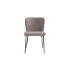 Chaise LISERON en tissu bouclette
