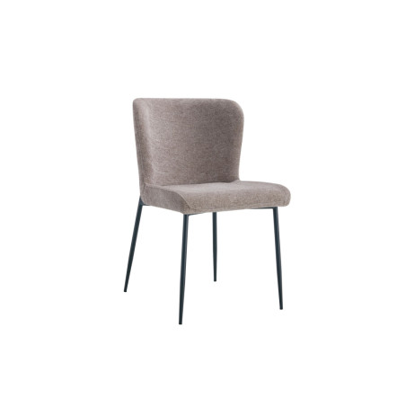 Chaise LISERON en tissu bouclette