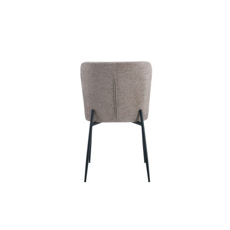 Chaise LISERON en tissu bouclette