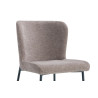 Chaise LISERON en tissu bouclette