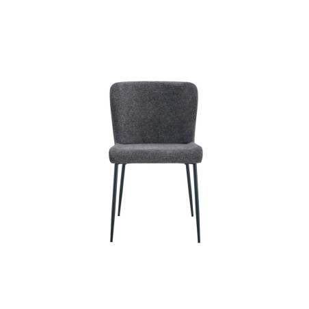 Chaise LISERON en tissu bouclette