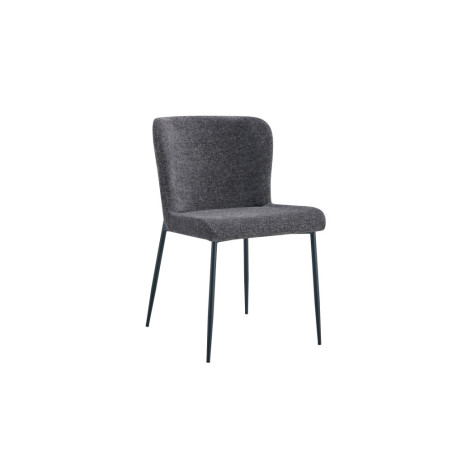 Chaise LISERON en tissu bouclette