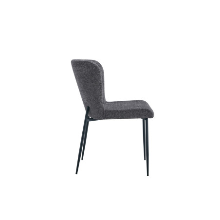 Chaise LISERON en tissu bouclette