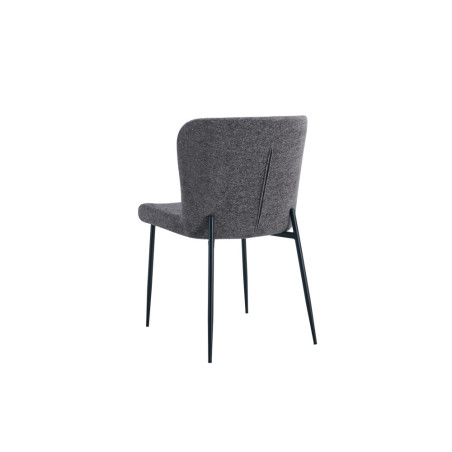 Chaise LISERON en tissu bouclette