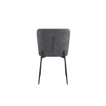 Chaise LISERON en tissu bouclette