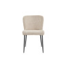 Chaise LISERON en tissu bouclette