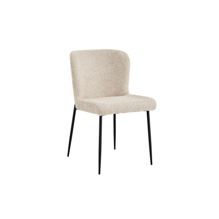 Chaise LISERON en tissu bouclette