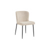 Chaise LISERON en tissu bouclette