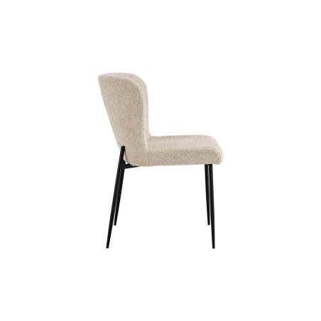 Chaise LISERON en tissu bouclette