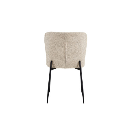 Chaise LISERON en tissu bouclette