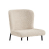 Chaise LISERON en tissu bouclette
