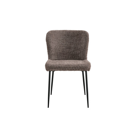 Chaise LISERON en tissu bouclette