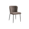 Chaise LISERON en tissu bouclette