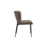 Chaise LISERON en tissu bouclette