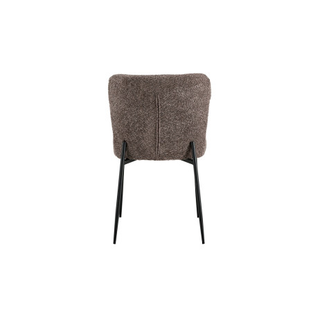 Chaise LISERON en tissu bouclette
