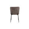 Chaise LISERON en tissu bouclette