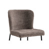 Chaise LISERON en tissu bouclette